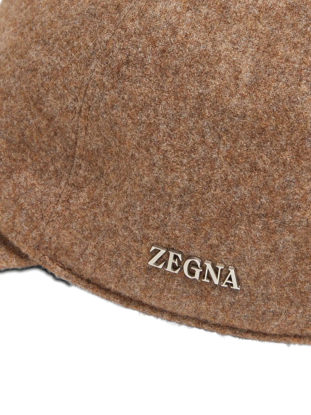 Zegna Kasjmier honkbalpet Bruin