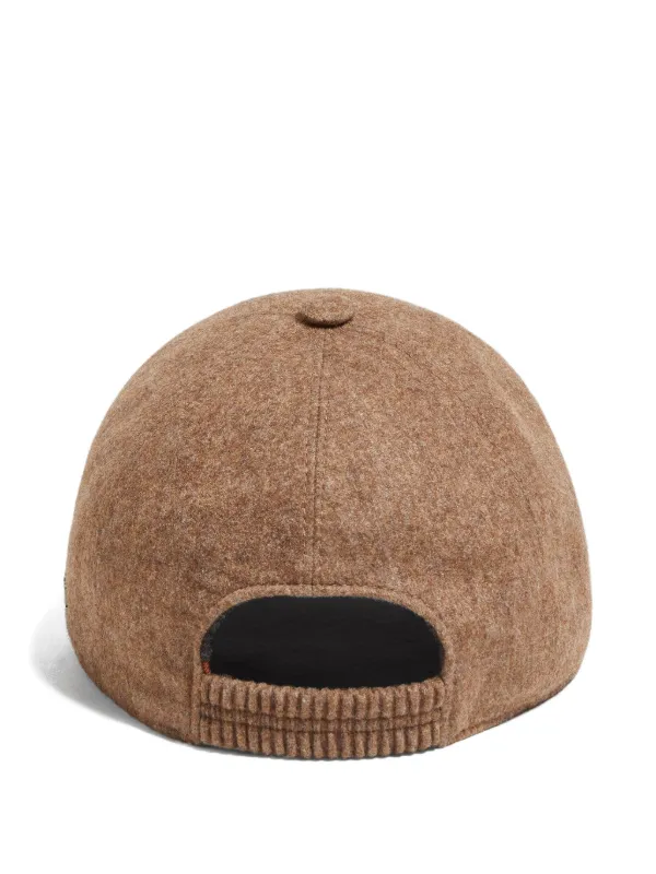 Zegna Cashmere Baseball Cap | Brown | FARFETCH