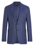 Zegna patch-pocket blazer - Blue
