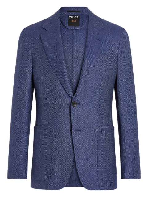 Zegna patch-pocket blazer