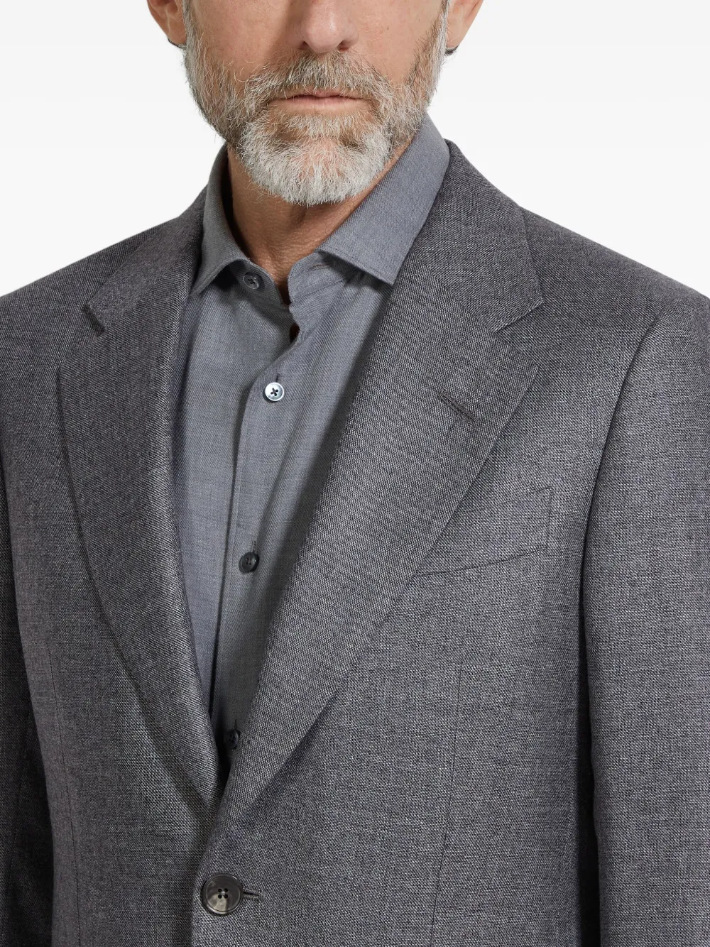 Zegna Grey Oasi Cashmere Suit In Gray
