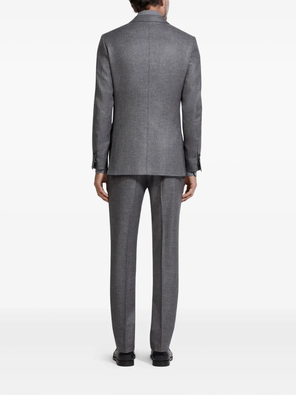 Zegna Grey Oasi Cashmere Suit In Gray