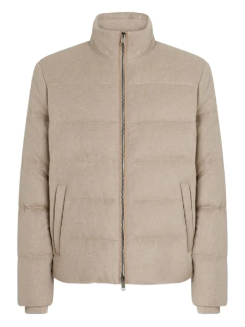 Zegna Oasi quilted cashmere jacket