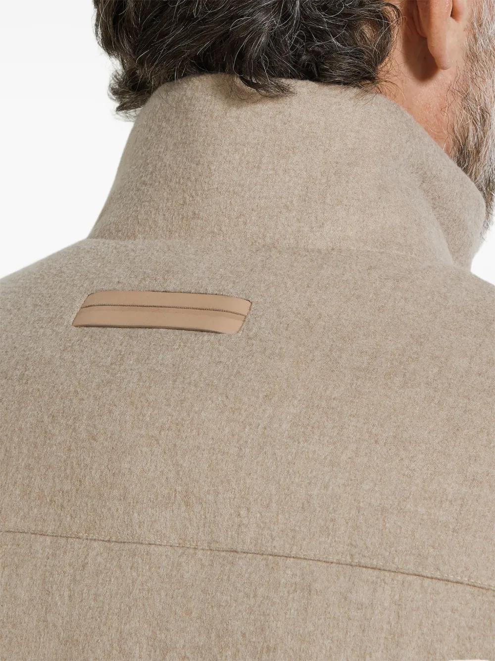 Zegna Oasi gewatteerd kasjmier jack Beige