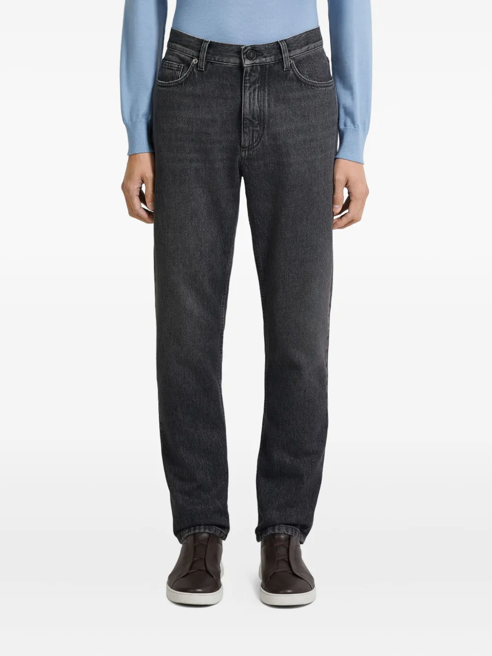 Zegna Katoenen jeans Grijs