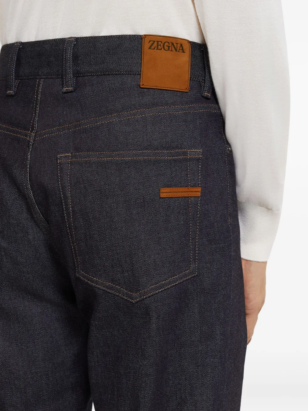 Zegna Roccia jeans met vijf zakken Blauw