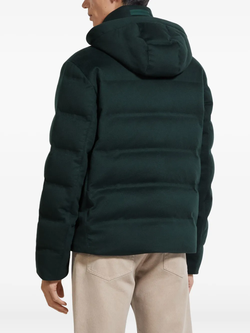 Zegna Jack met ritssluiting Groen