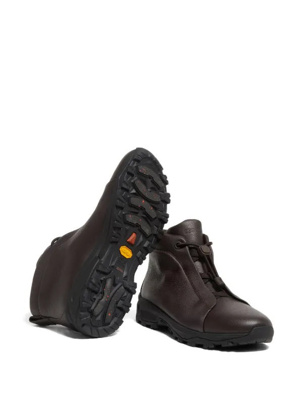 Zegna Triple Stitch Vetta Boots | Brown | FARFETCH