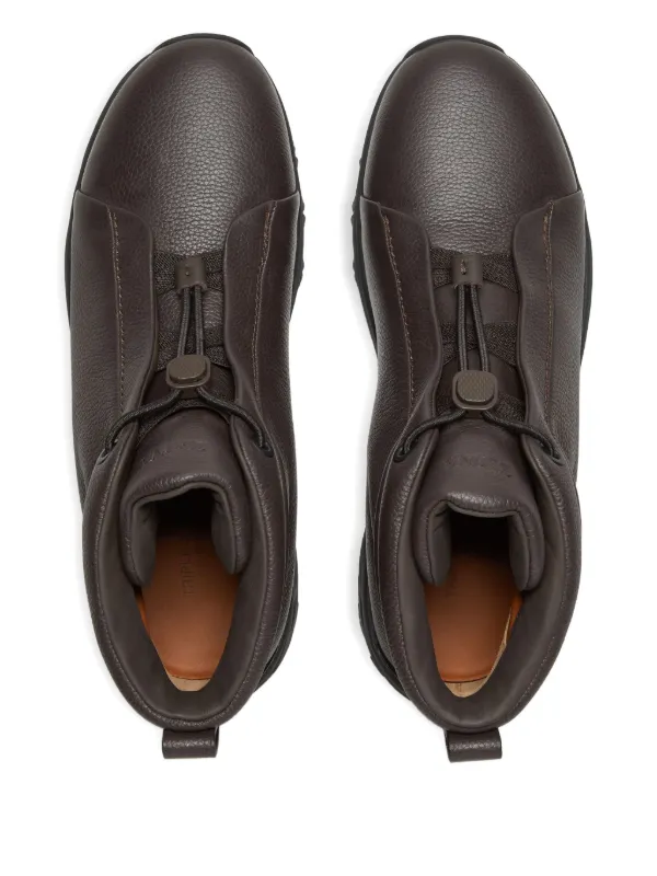 Zegna Triple Stitch Vetta Boots | Brown | FARFETCH