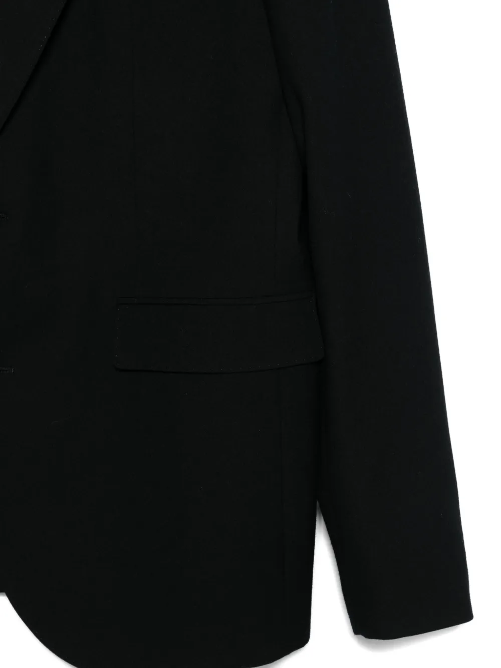 Givenchy Wollen blazer met enkele rij knopen Zwart