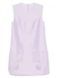 Self-Portrait taffeta mini dress - Purple