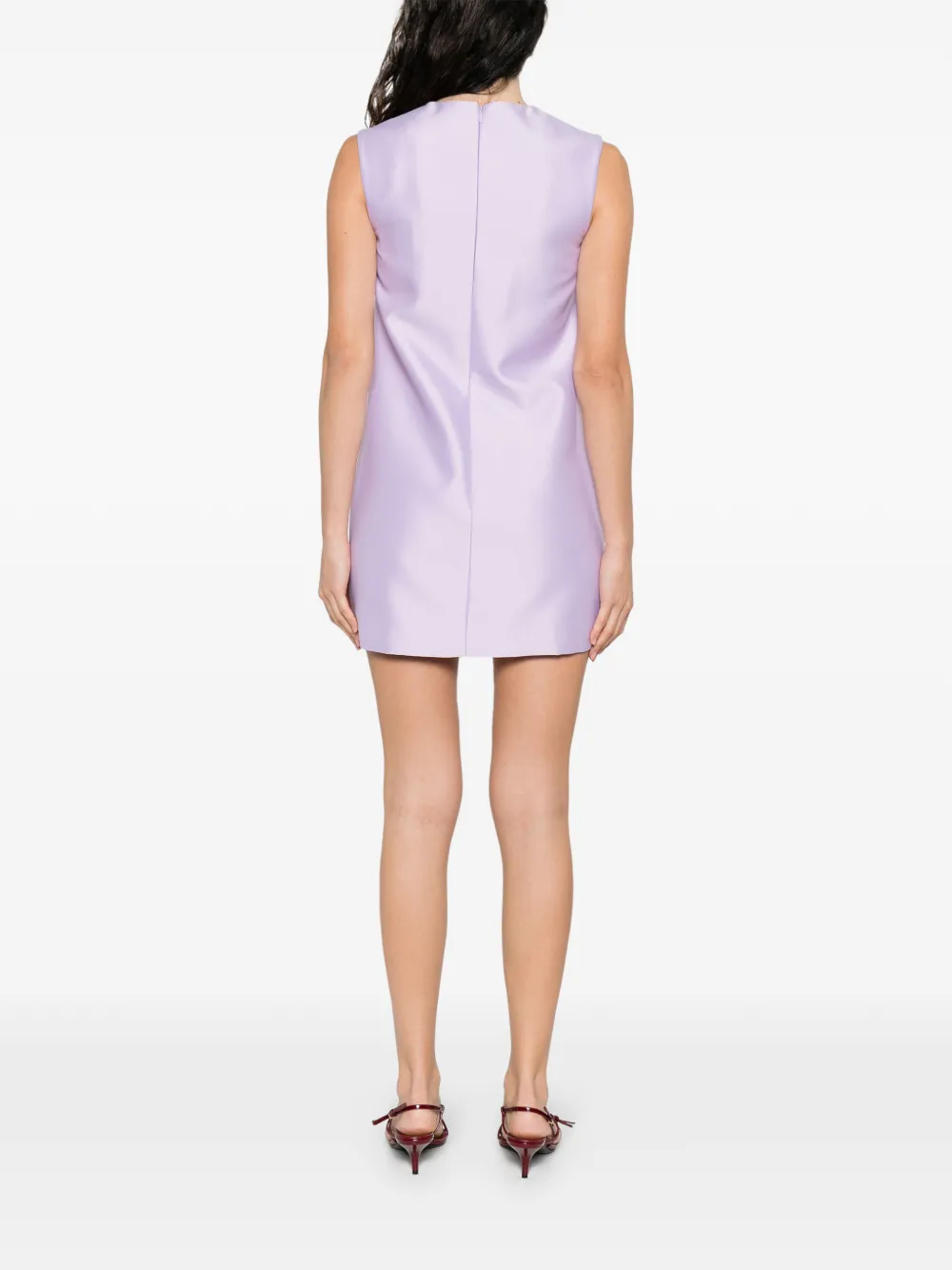 Self-Portrait Taffeta mini-jurk Paars