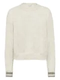 Brunello Cucinelli crew-neck sweater - Neutrals