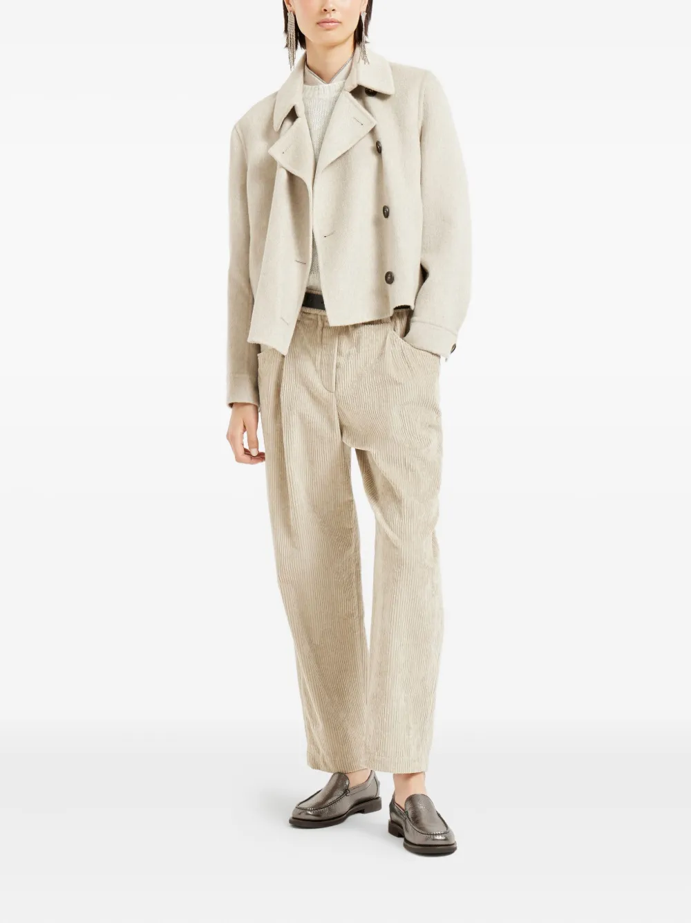 Brunello Cucinelli crew-neck sweater Beige