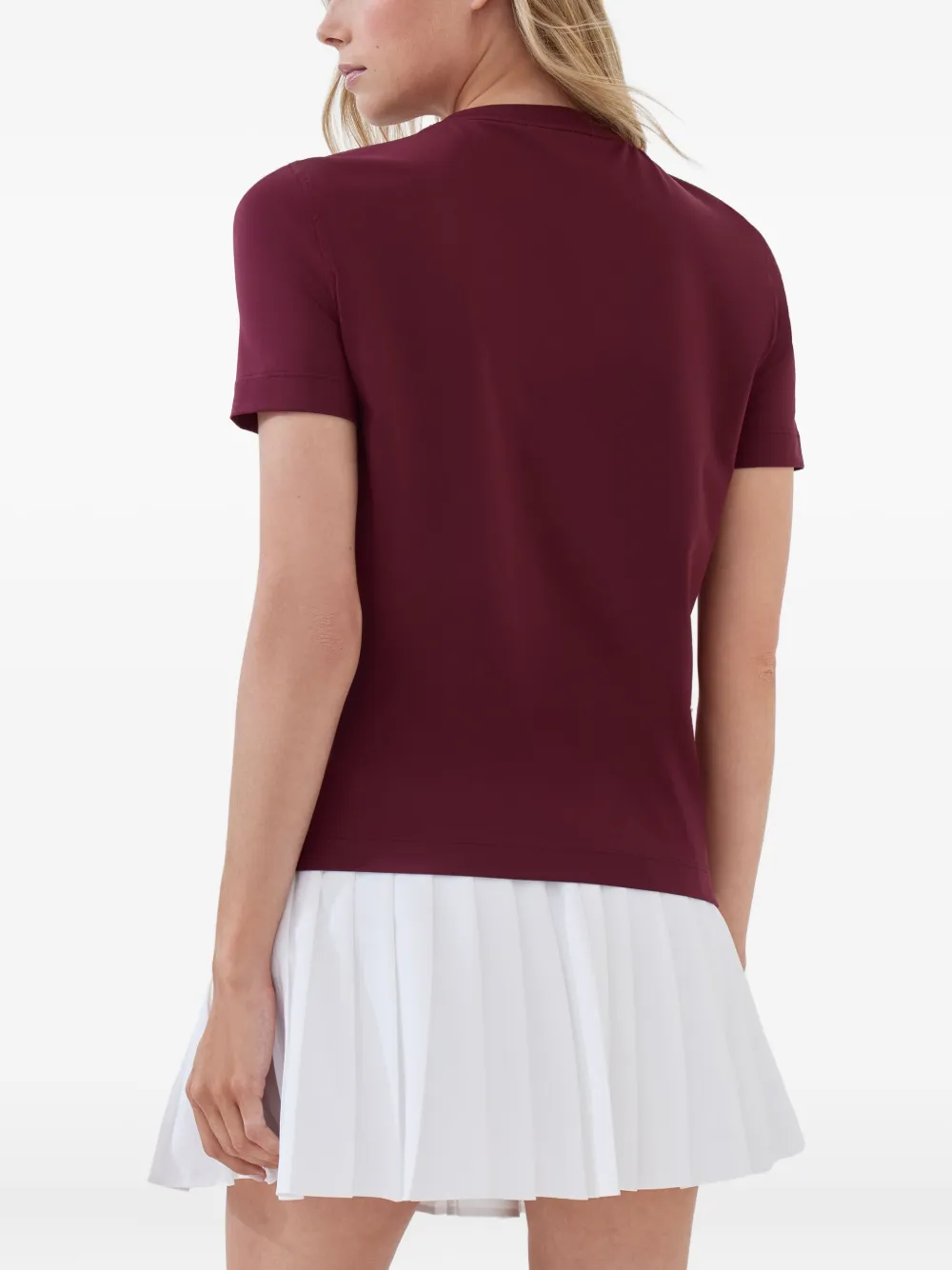 Brunello Cucinelli logo-detail short-sleeve T-shirt Rood