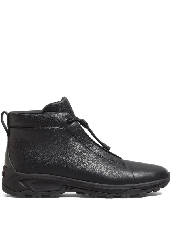 Zegna Tênis Triple Stitch™ Vetta | Preto | FARFETCH BR