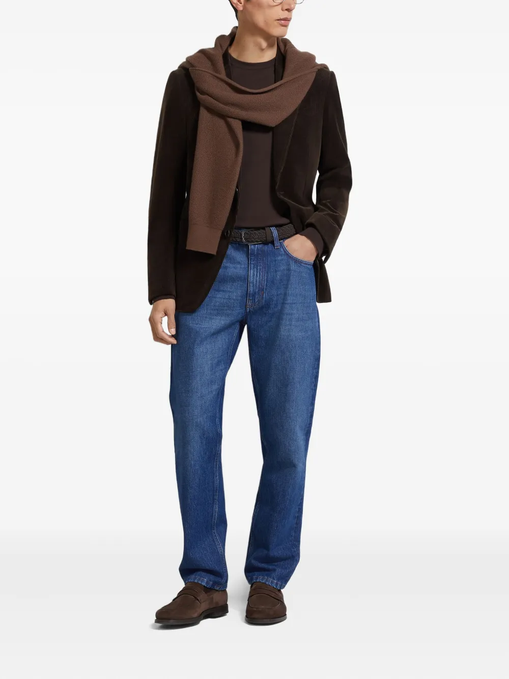Zegna corduroy single-breasted blazer | Blazers | Image 2