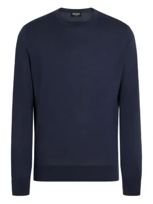 Jil Sander クルーネック セーター | ブルー | FARFETCH JP