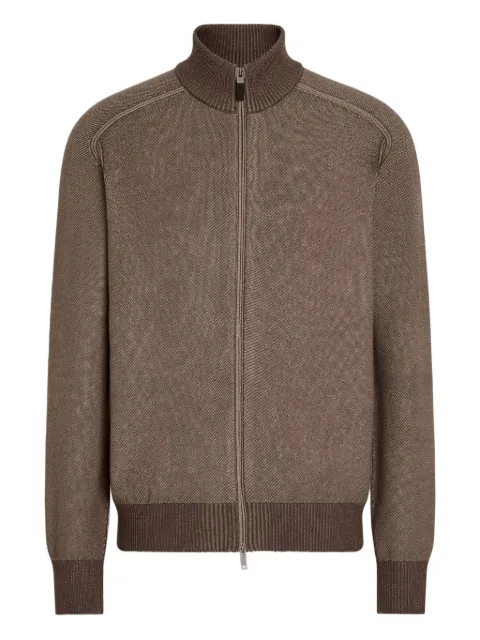 Zegna zip-up cardigan