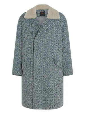 ETRO ペイズリー キルティング コート | ブルー | FARFETCH JP