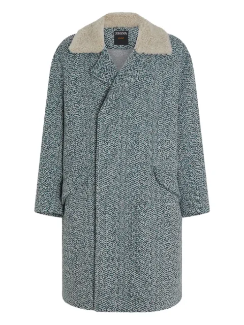 Zegna herringbone coat