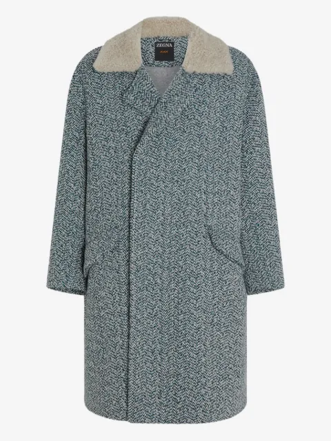 Zegna herringbone coat
