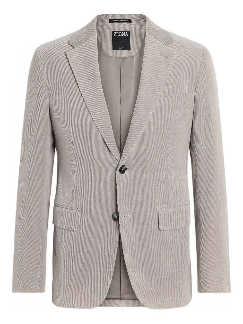 Zegna corduroy blazer - Grey
