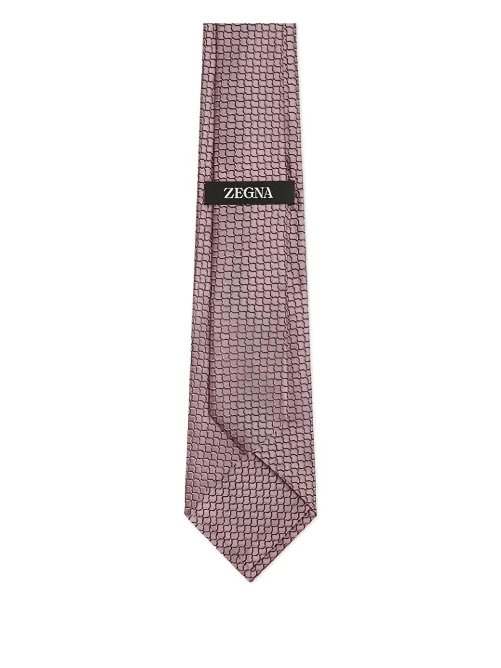 Zegna geometric-pattern silk tie | Image 2