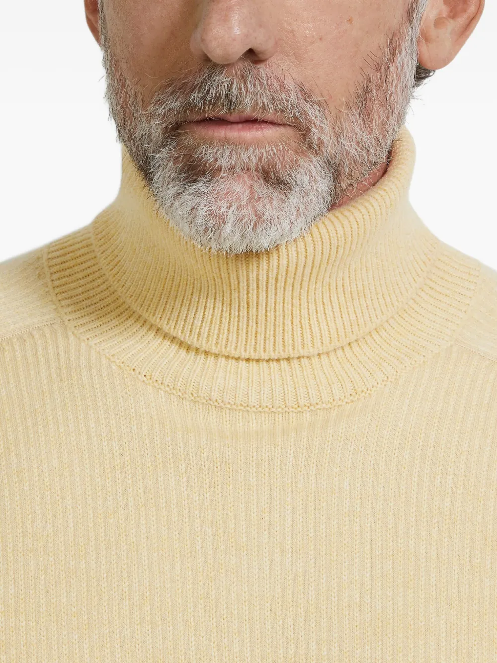 Zegna Kasjmier trui Geel