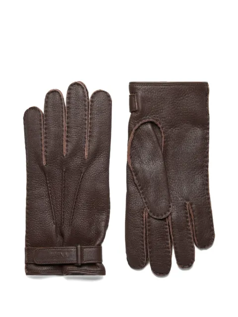 Zegna Peccary-leather gloves