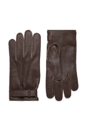 Visvim Leather Gloves | Brown | FARFETCH UK