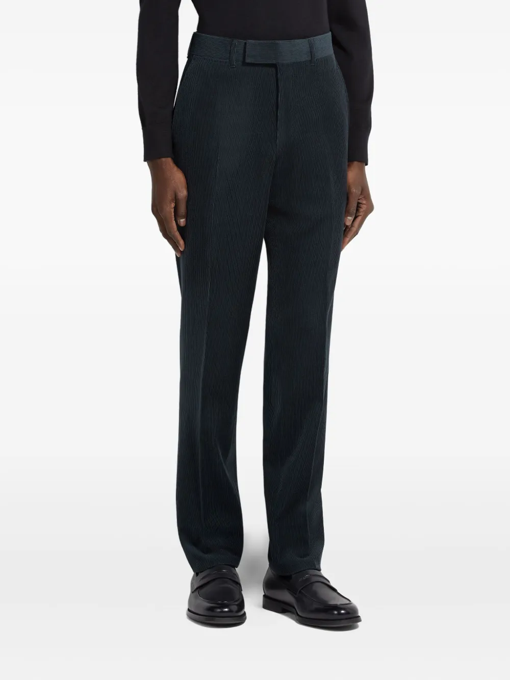 Zegna Broek van kasjmierblend - Groen