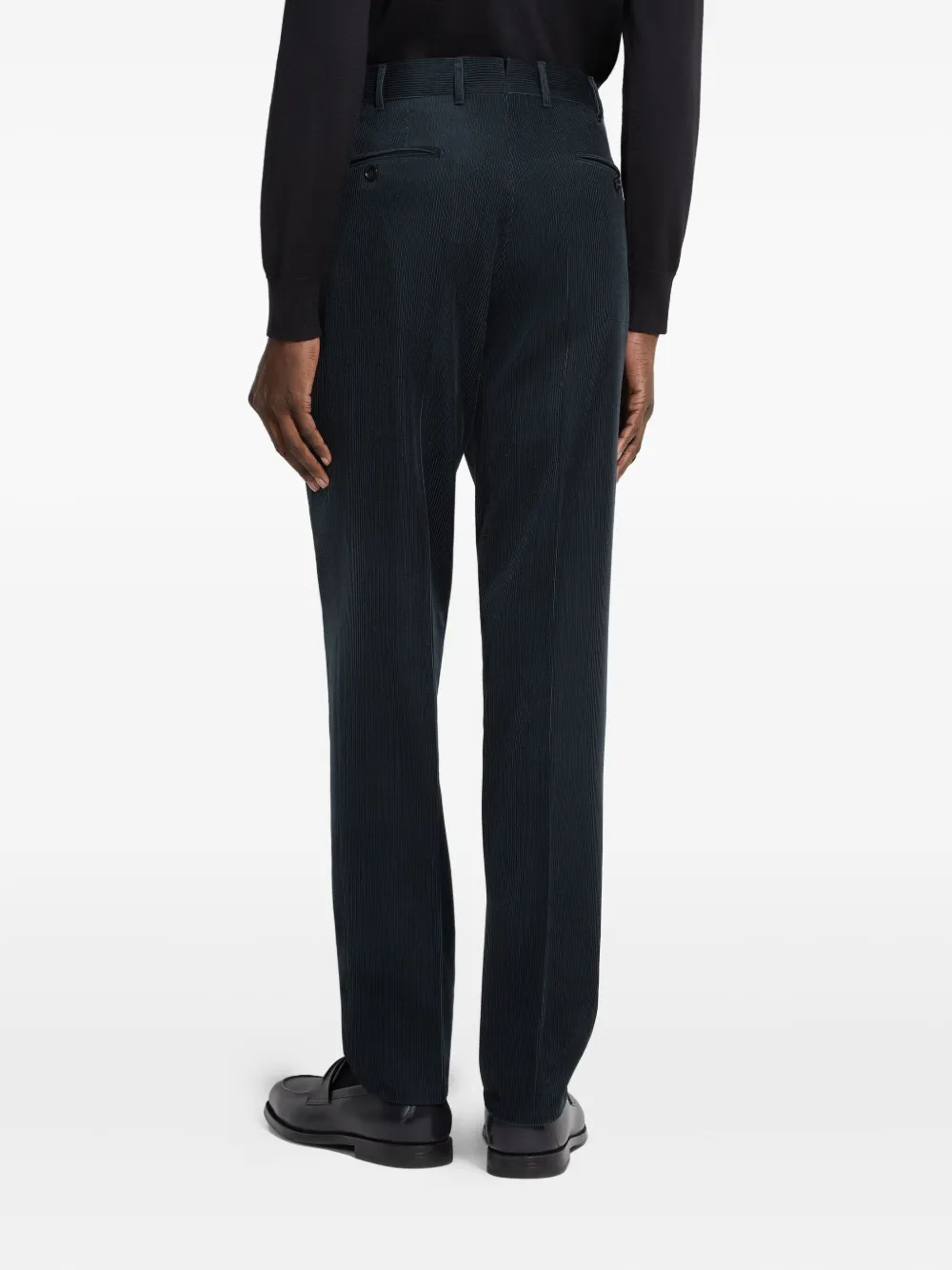 Zegna Broek van kasjmierblend Groen