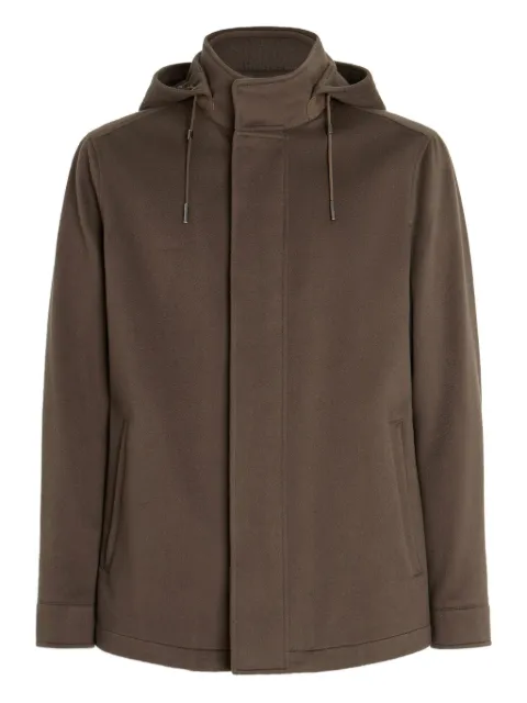 Zegna Oasi cashmere hooded jacket