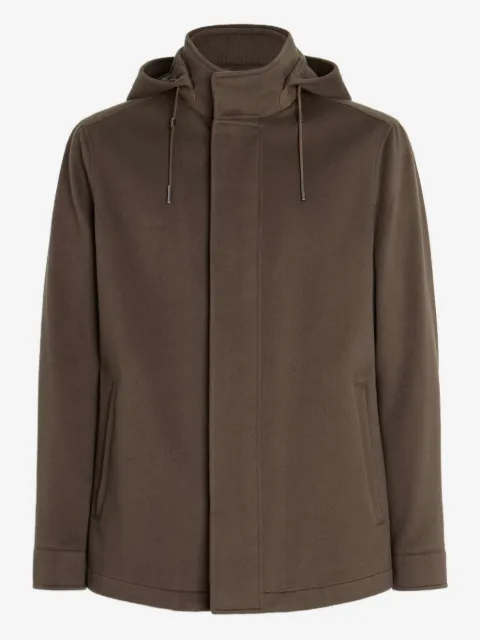 Zegna Oasi cashmere hooded jacket