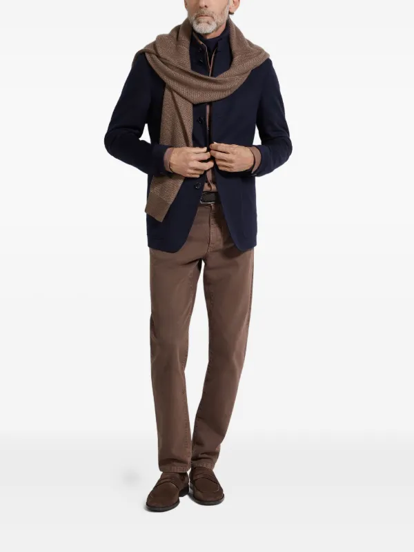 Zegna Oasi Cashmere Il Conte ジャケット | ブルー | FARFETCH JP