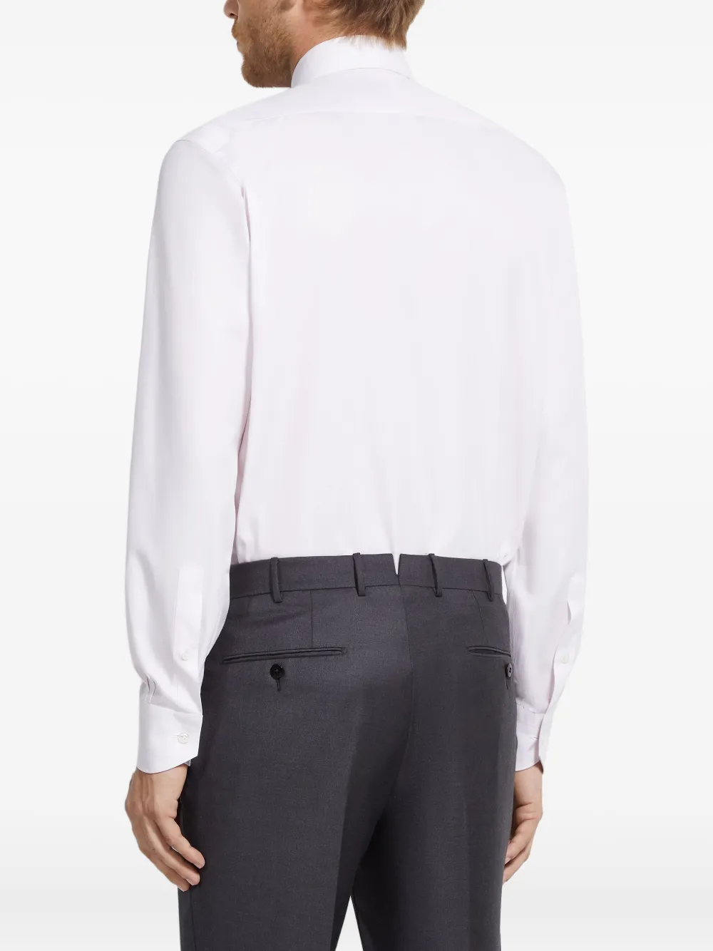 Zegna Centoventimila katoenen overhemd Wit