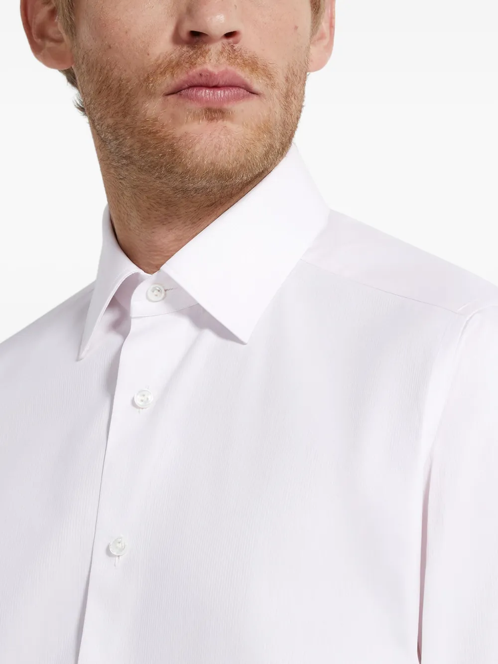 Zegna Centoventimila katoenen overhemd Wit