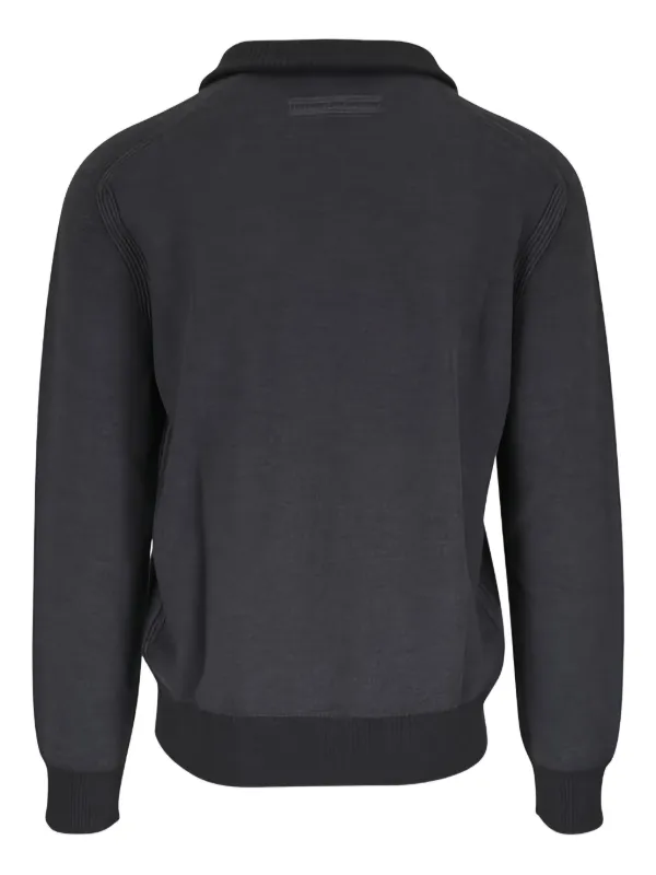Zegna ハイネック ジップカーディガン | グレー | FARFETCH JP