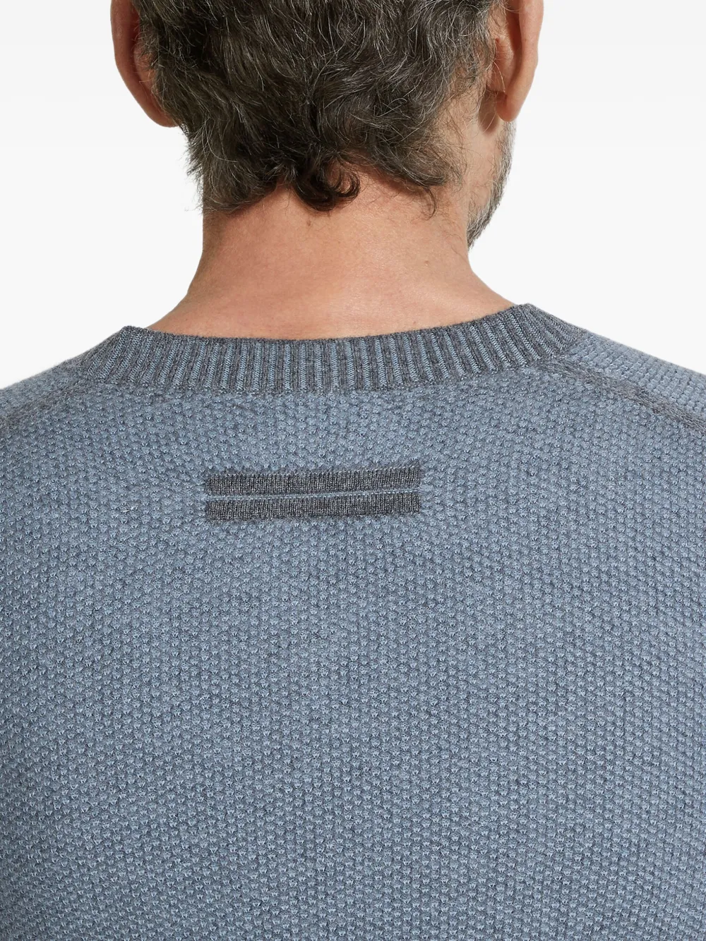 Zegna Kasjmier trui met ronde hals Blauw