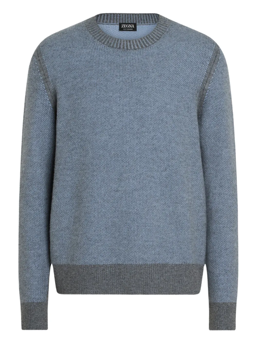 Zegna suéter de cachemira con cuello redondo | azul | Image 1