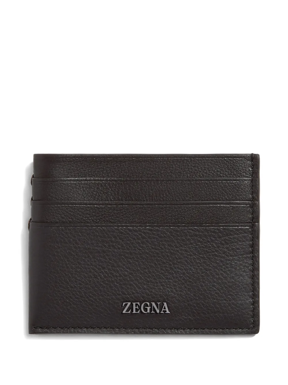 Zegna leather card holder | Brown | Image 1