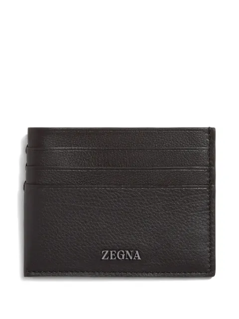 Zegna leather card holder