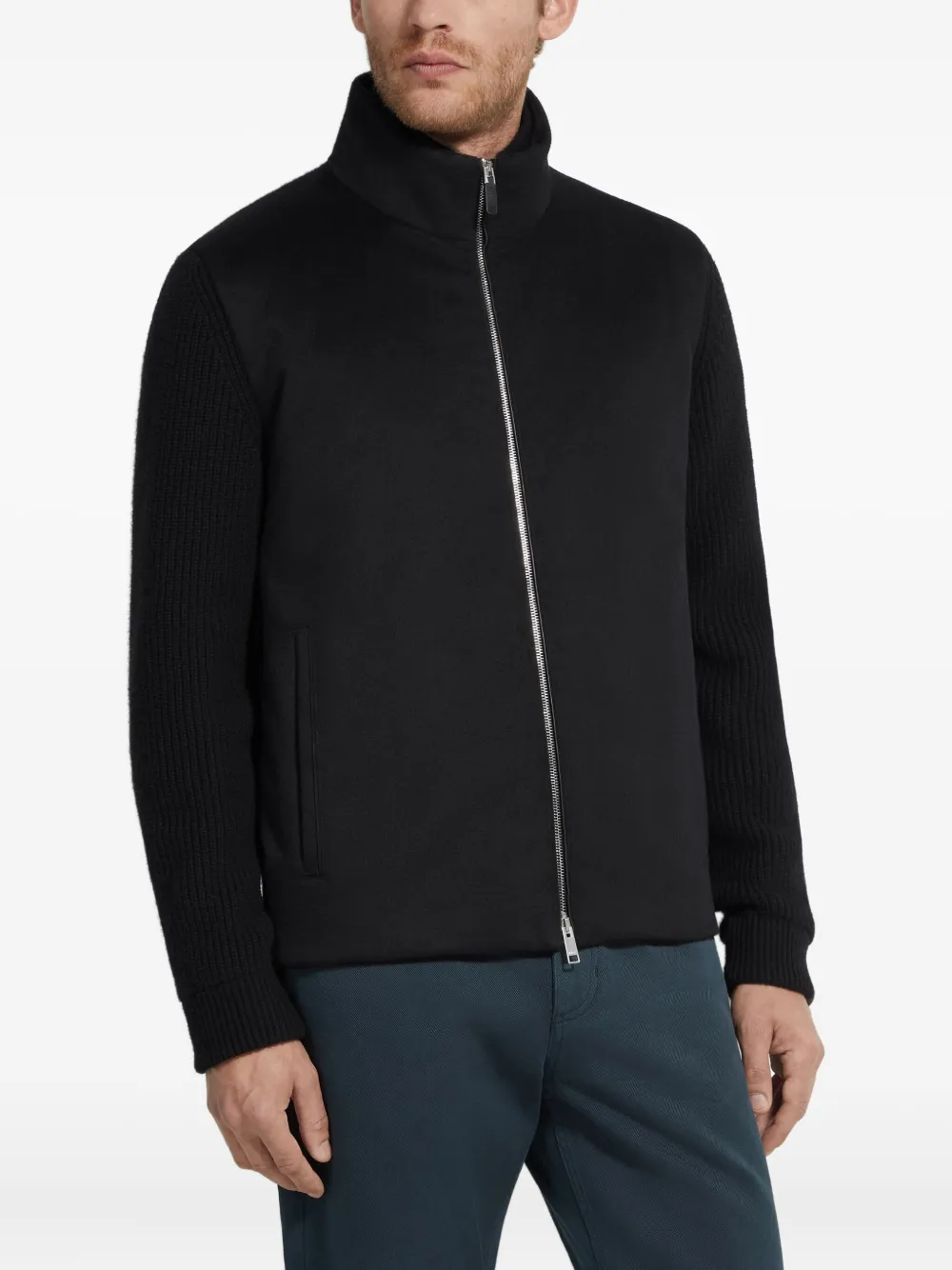 Zegna Oasi-kasjmier vest Zwart