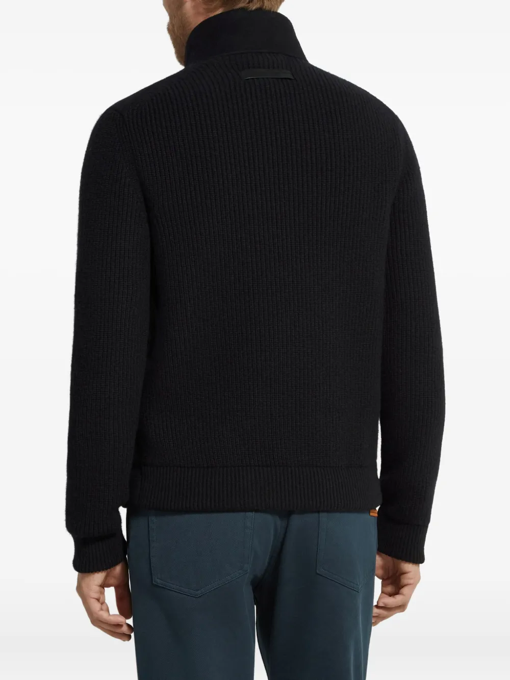 Zegna Oasi-kasjmier vest Zwart