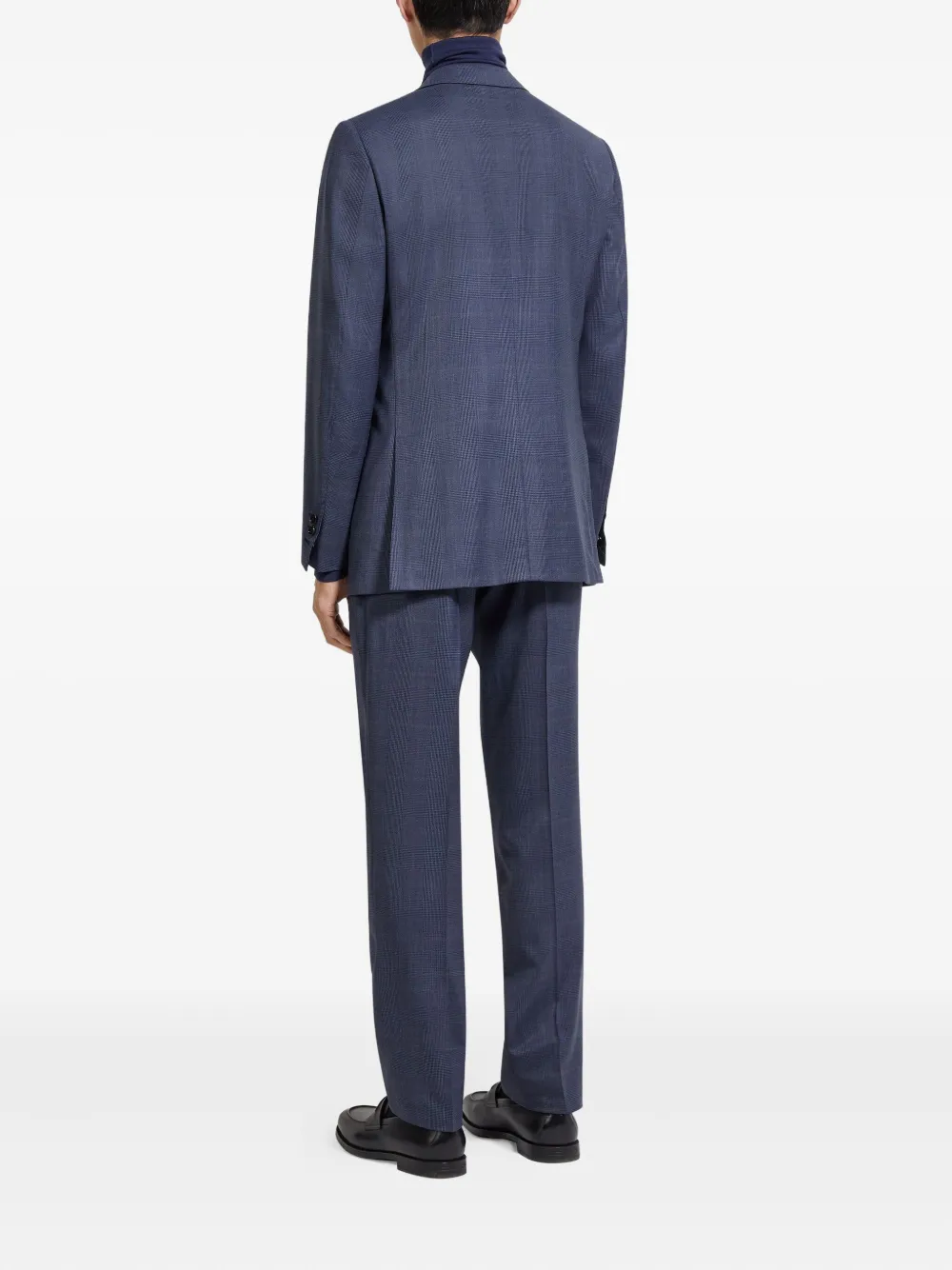 Zegna Centoventimila Wool Suit In Blue