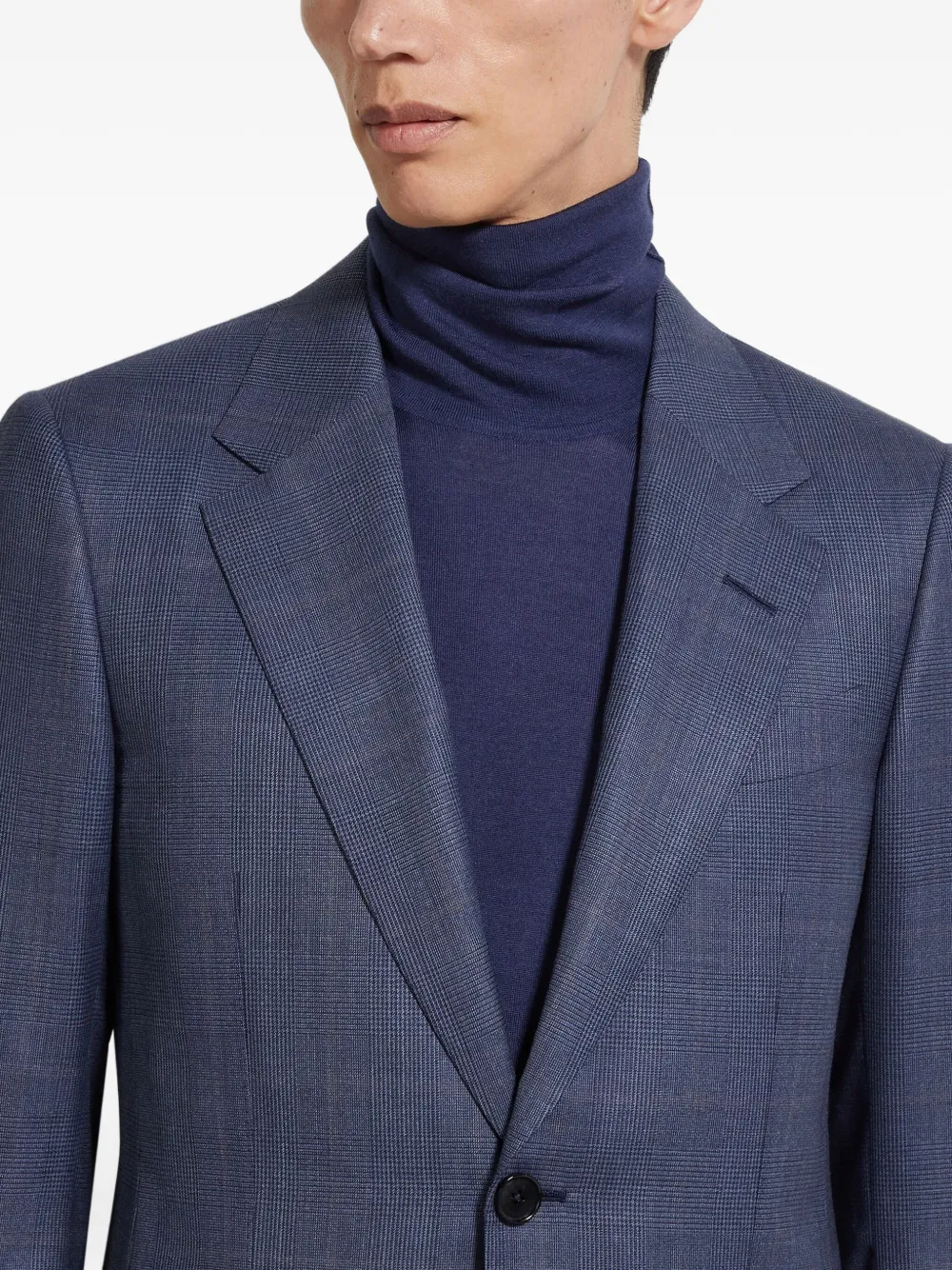 Zegna Centoventimila Wool Suit In Blue