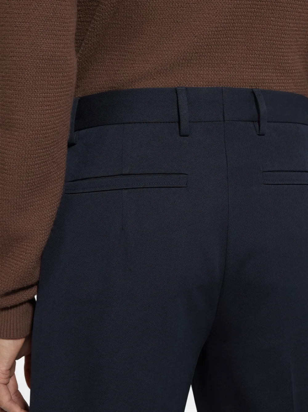 Zegna pleated tailored trousers Blauw
