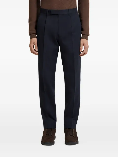 Zegna pantalones de vestir con pinzas