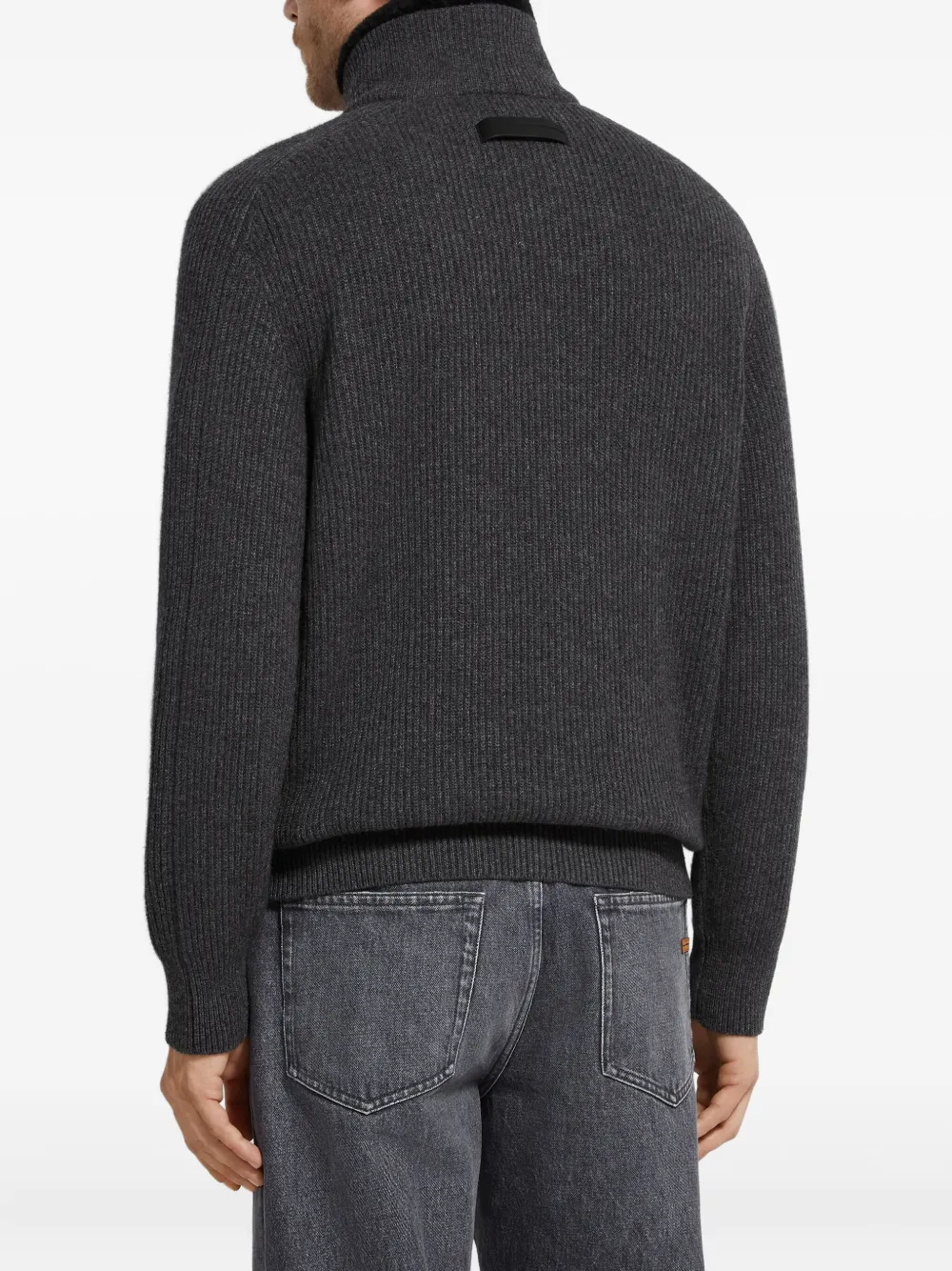 Zegna Oasi kasjmier trui Grijs